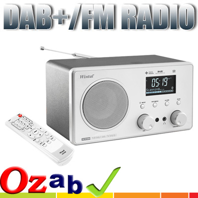 dab dab plus fm digital clock radio receiver